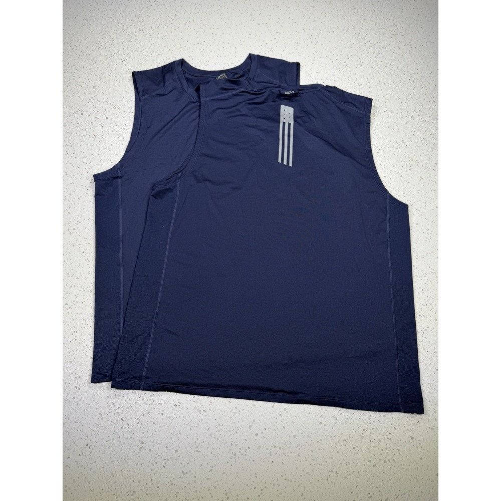 2 jersey bundle GOVX Men's Sleeveless Crew Neck lightweight size L Activewear
